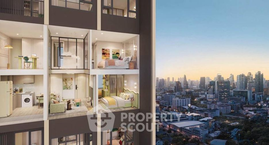 Condo en venta de 1 habitaciones en Khlong Toei, Bangkok