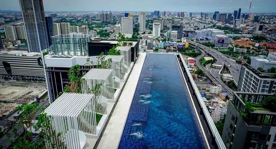 À vendre 1 chambre condo à Huai Khwang, Bangkok