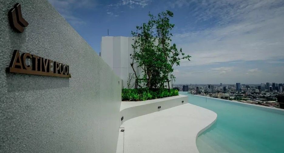 À vendre 1 chambre condo à Huai Khwang, Bangkok