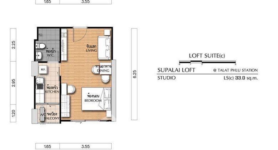 À vendre 1 chambre condo à Thon Buri, Bangkok