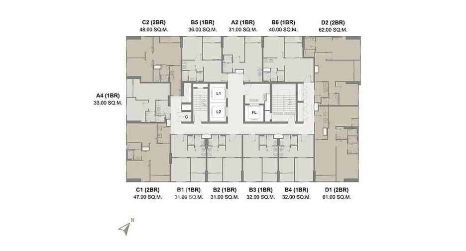 Condo en venta de 1 habitaciones en Bang Rak, Bangkok