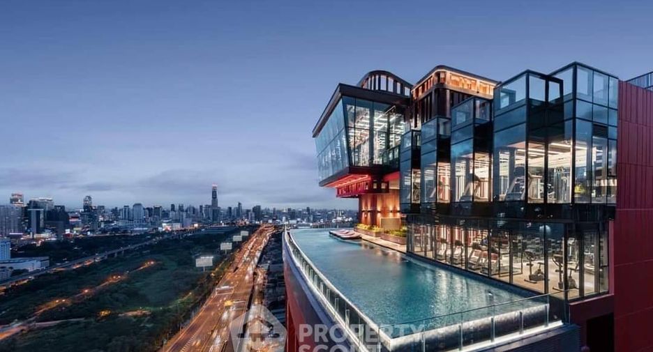 For rent 1 bed condo in Huai Khwang, Bangkok
