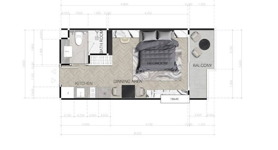 For sale studio condo in Jomtien, Pattaya