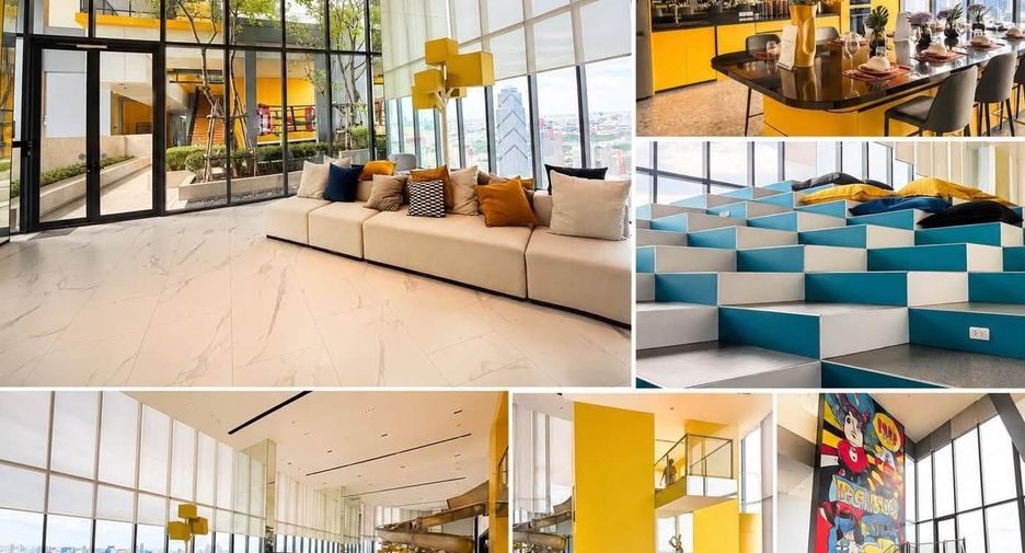 For rent スタジオ condo in Huai Khwang, Bangkok