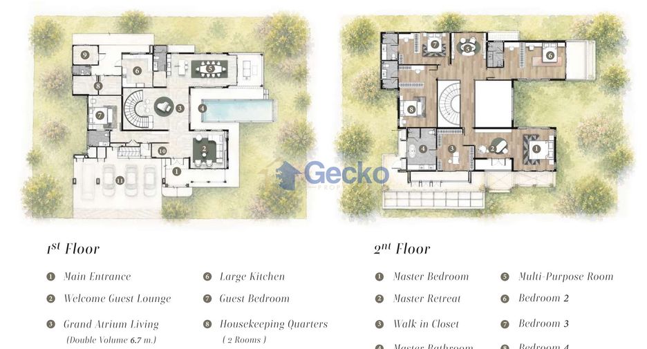 Casa en venta de 5 habitaciones en Bang Lamung, Chonburi