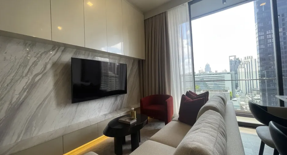Condo en alquiler de 2 habitaciones en Khlong Toei, Bangkok