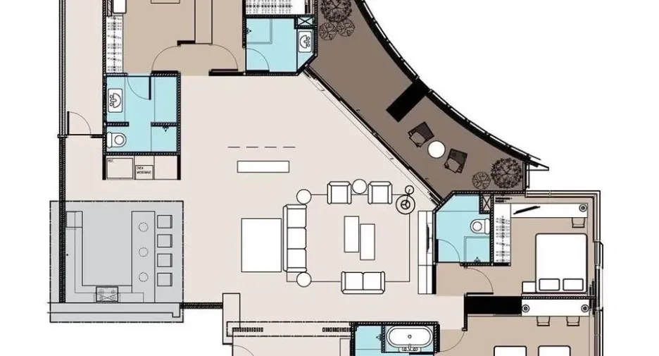 Wohnung zur Miete mit 4 Zimmer in Bang Kho Laem, Bangkok