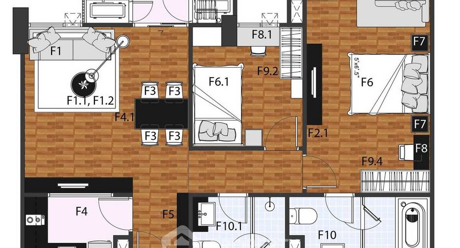 For sale 2 bedrooms condo in Khlong Toei, Bangkok