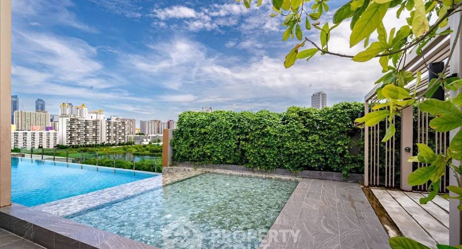 For rent 2 bedrooms condo in Huai Khwang, Bangkok