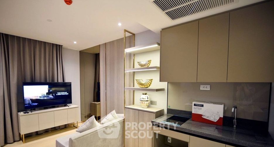 Wohnung zur Miete mit 1 Zimmer in Huai Khwang, Bangkok