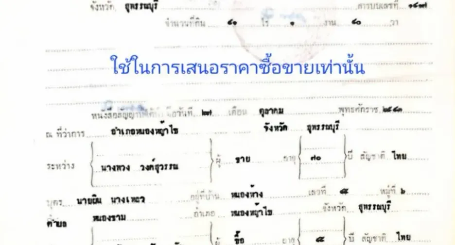 For sale land in U Thong, Suphan Buri