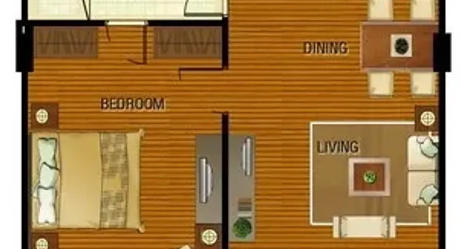 Condo en alquiler de 1 habitaciones en Khlong Toei, Bangkok
