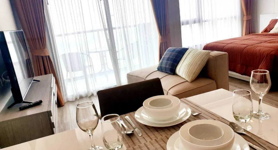 Condo en alquiler de 1 habitaciones en Jomtien, Pattaya