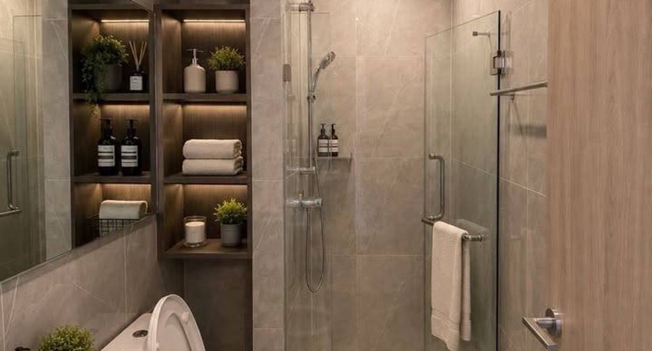 Condo en alquiler de 2 habitaciones en Huai Khwang, Bangkok