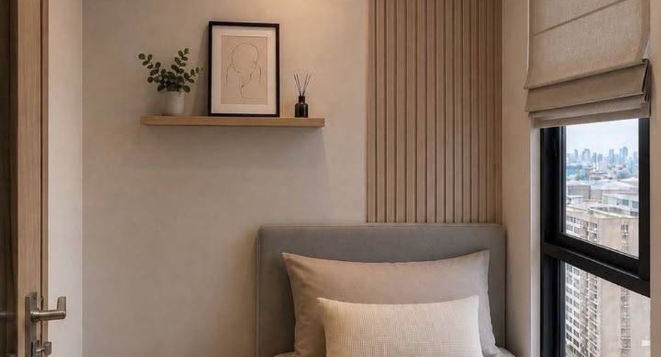 Condo en alquiler de 2 habitaciones en Huai Khwang, Bangkok