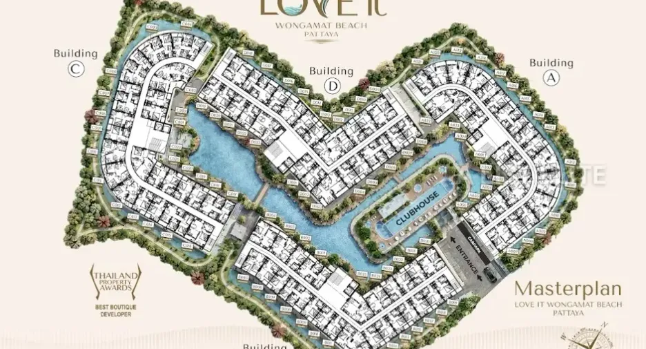 Condo en venta de 2 habitaciones en Bang Lamung, Chonburi