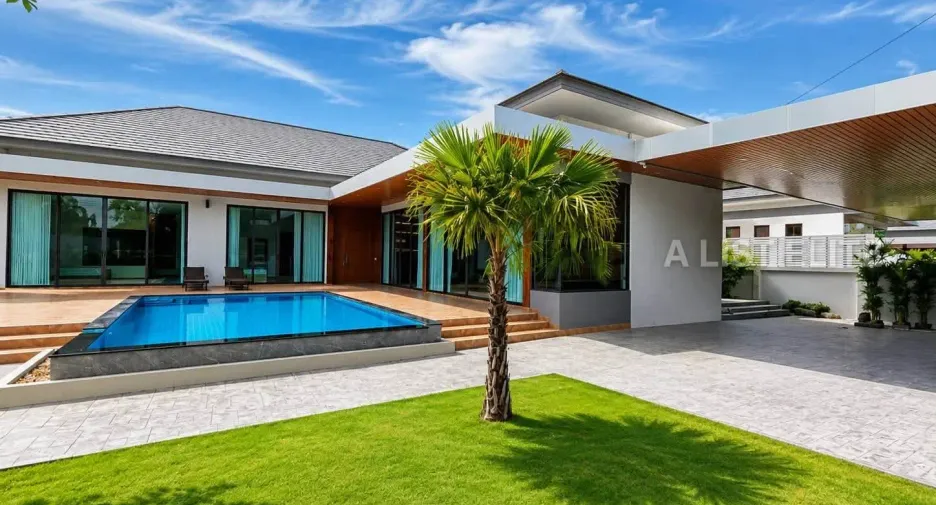 For rent 4 bedrooms house in Bang Lamung, Chonburi