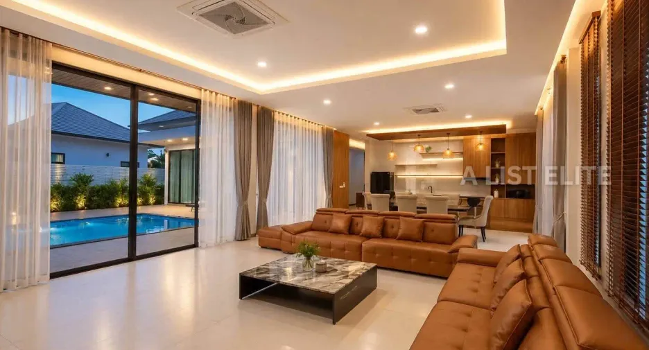 For rent 4 bedrooms house in Bang Lamung, Chonburi