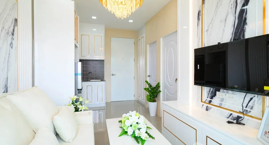 À vendre 1 chambre condo à Bang Lamung, Chonburi