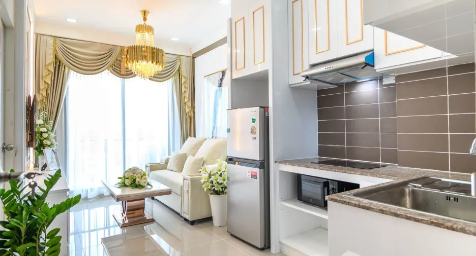 À vendre 1 chambre condo à Bang Lamung, Chonburi