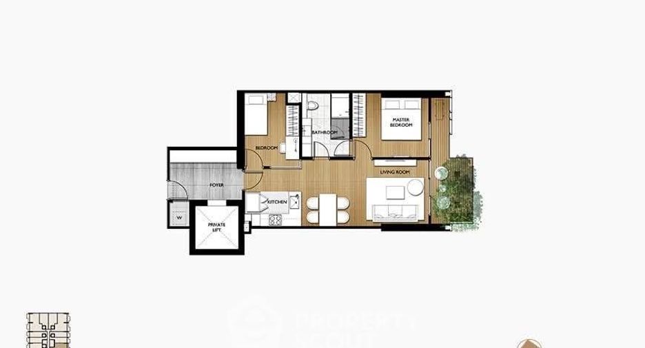 For sale 2 bedrooms condo in Watthana, Bangkok