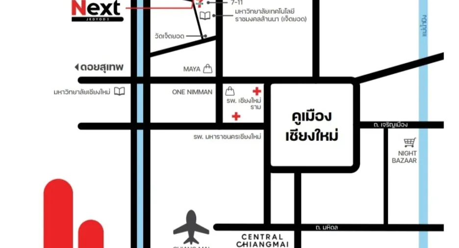 For rent 1 bed condo in Mueang Chiang Mai, Chiang Mai