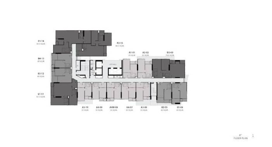 Wohnung zum Kauf mit 1 Zimmer in Watthana, Bangkok