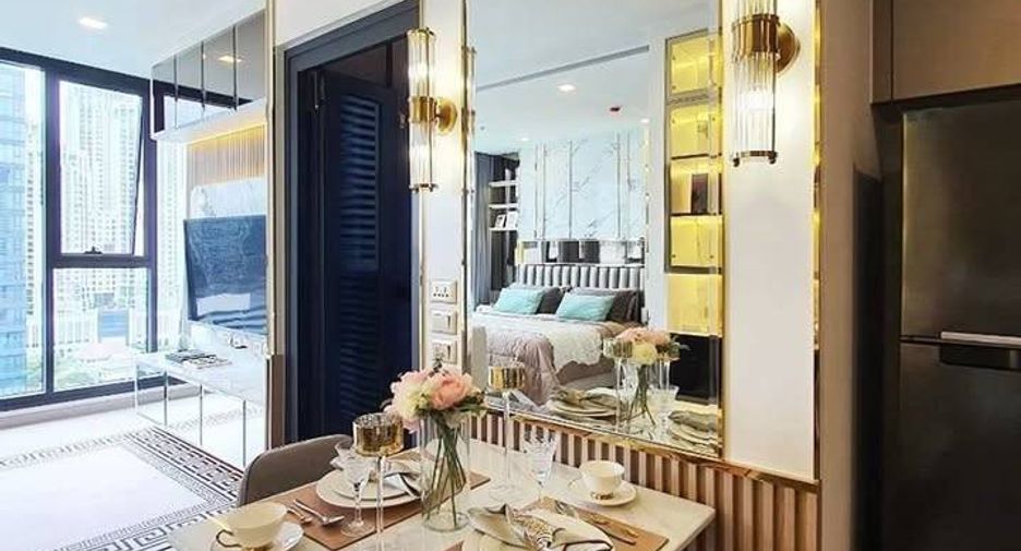 For rent 1 bed condo in Huai Khwang, Bangkok