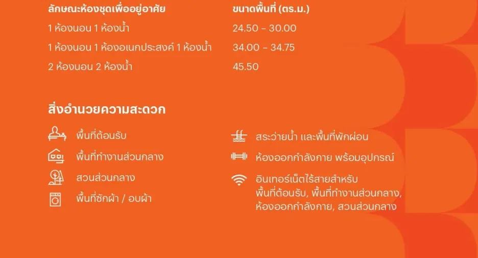 For rent 1 bed condo in Bang Kapi, Bangkok