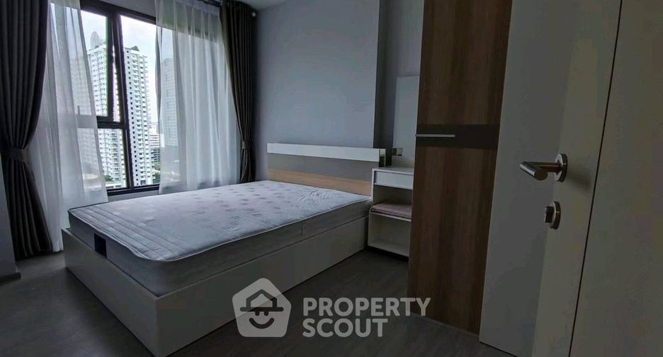 Condo en alquiler de 2 habitaciones en Huai Khwang, Bangkok