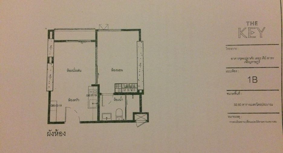 For sale 1 bed condo in Bang Kho Laem, Bangkok