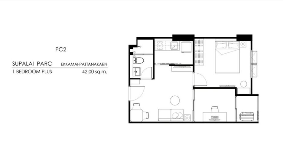 For sale 1 bed condo in Suan Luang, Bangkok