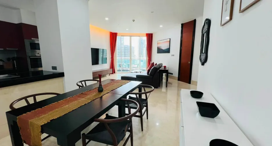 For rent 2 bedrooms condo in Sathon, Bangkok