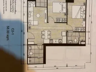For rent 2 bedrooms condo in Bang Rak, Bangkok