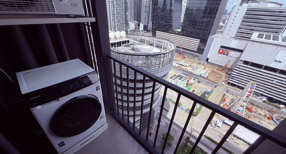 For rent 1 bed condo in Huai Khwang, Bangkok