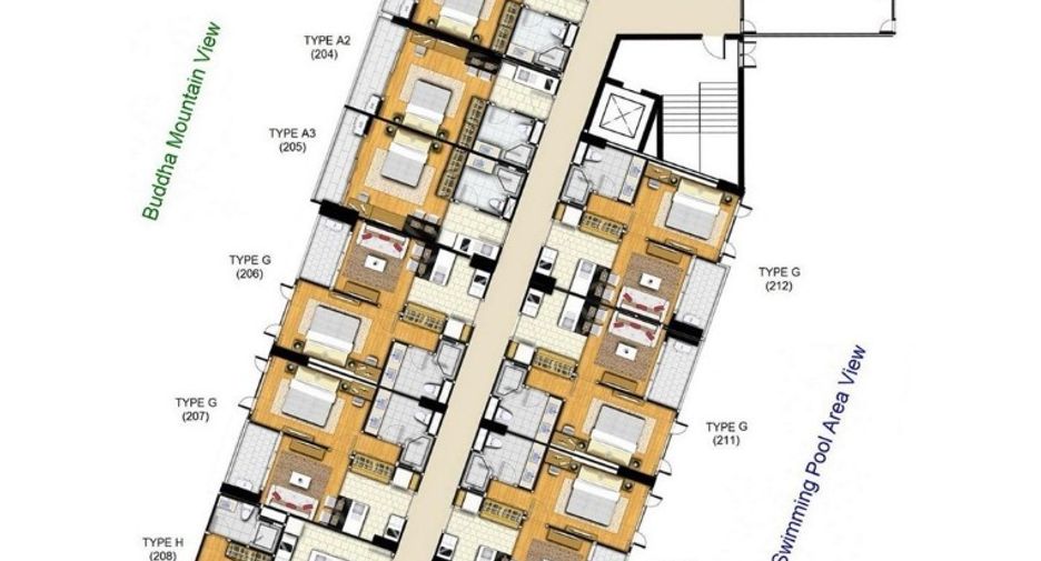 For sale 1 bed condo in Bang Lamung, Chonburi