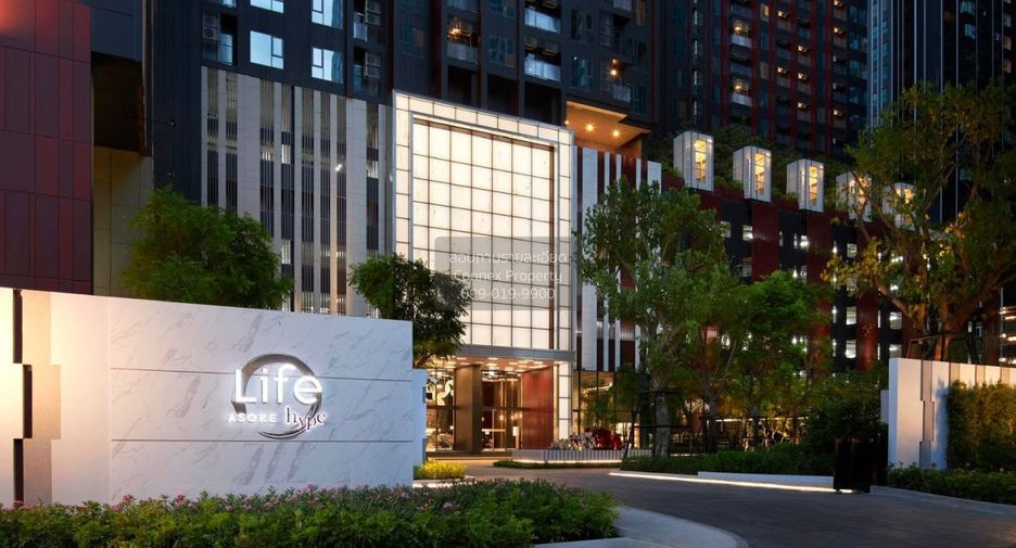For rent 1 bed condo in Huai Khwang, Bangkok