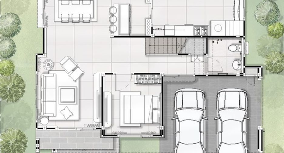 Haus zum Kauf mit 4 Zimmer in Bang Lamung, Chonburi