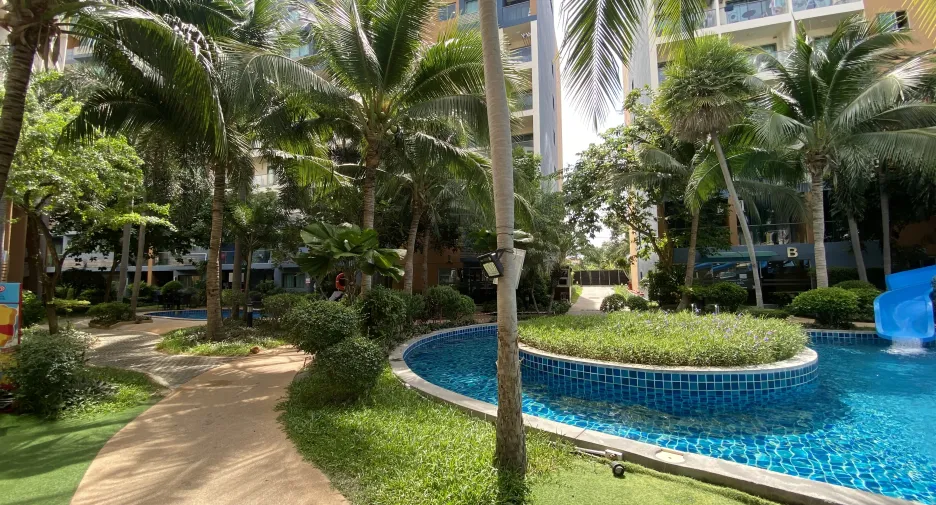 À louer 1 chambre condo à Jomtien, Pattaya