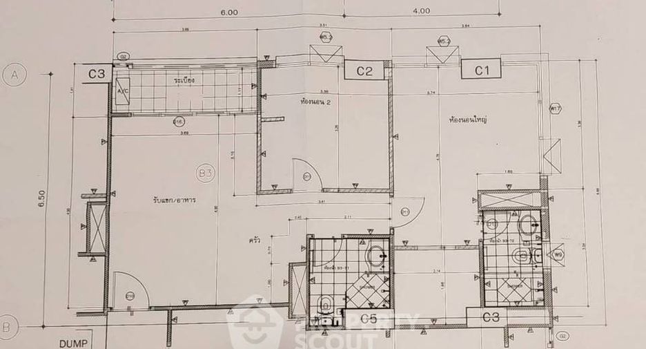 For rent 2 bedrooms condo in Yan Nawa, Bangkok