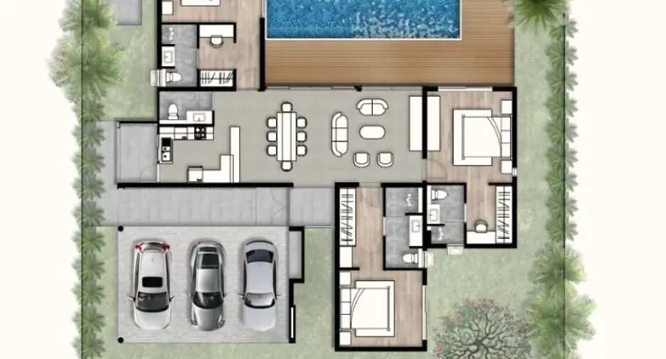 For sale 3 ベッドルーム house in Bang Lamung, Chonburi