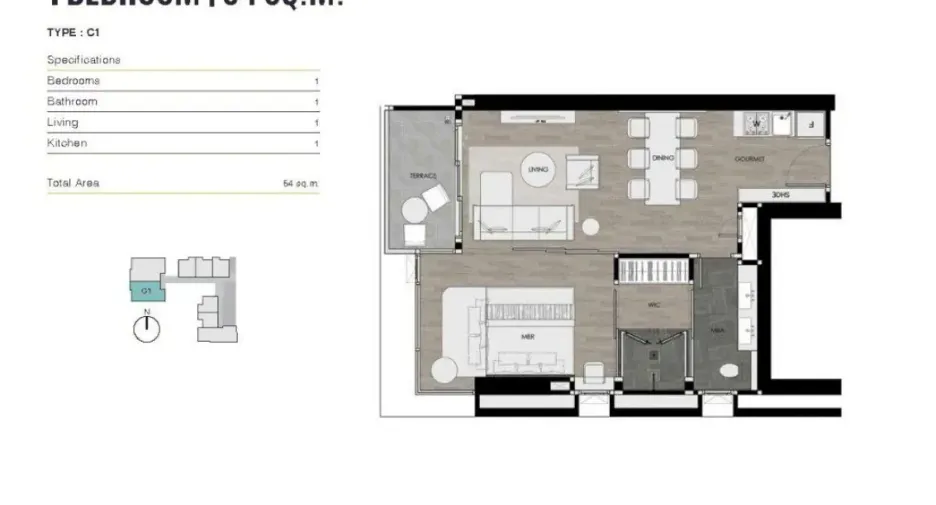 À vendre 2 chambres condo à Bang Lamung, Chonburi