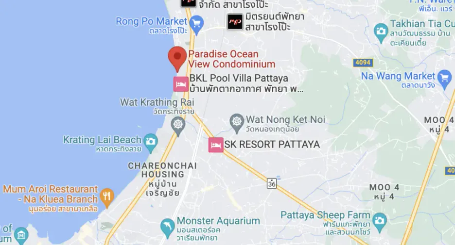 Condo en venta de 1 habitaciones en Bang Lamung, Chonburi