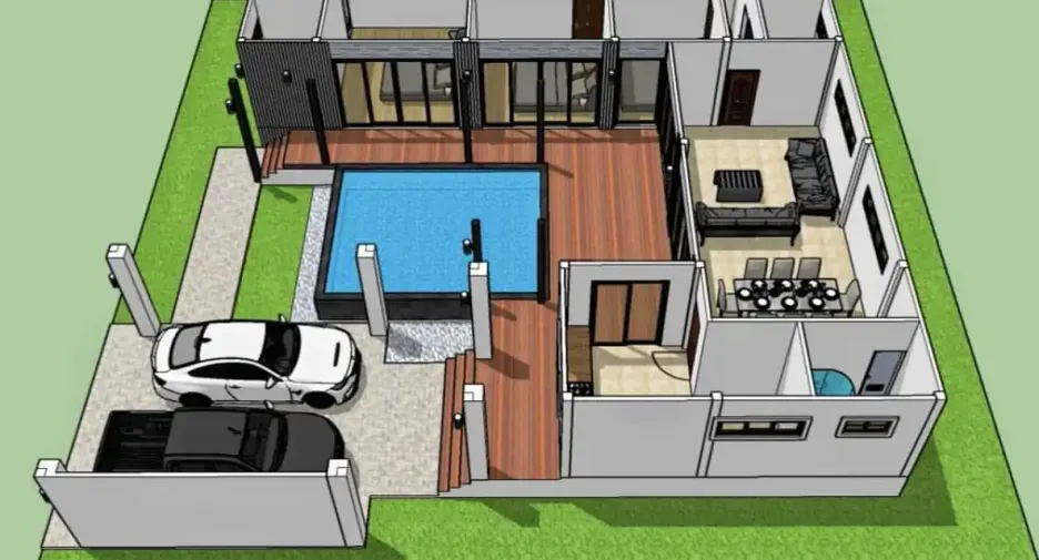 Casa en venta de 3 habitaciones en Bang Lamung, Chonburi