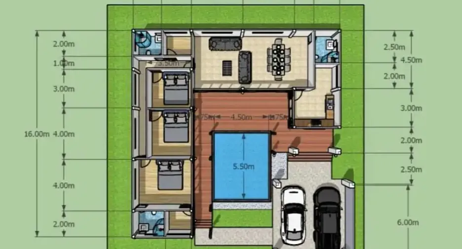 Casa en venta de 3 habitaciones en Bang Lamung, Chonburi