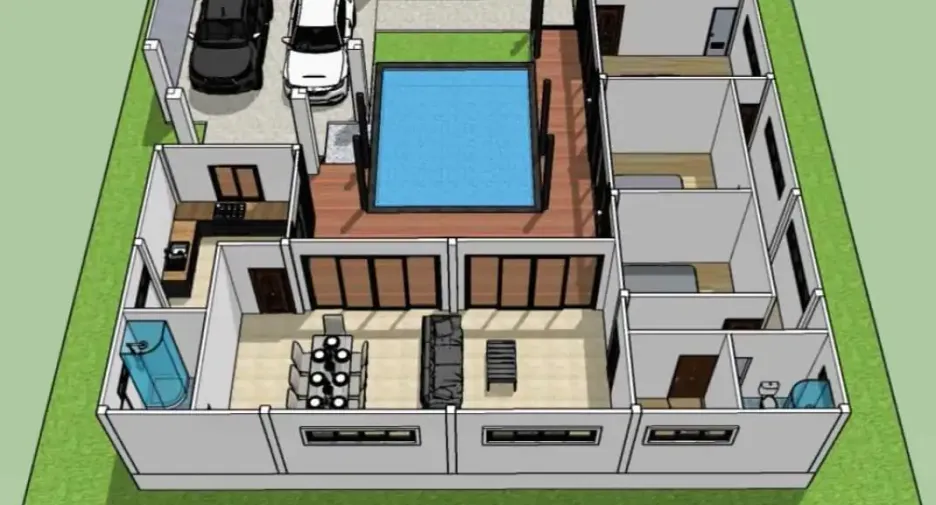 Casa en venta de 3 habitaciones en Bang Lamung, Chonburi
