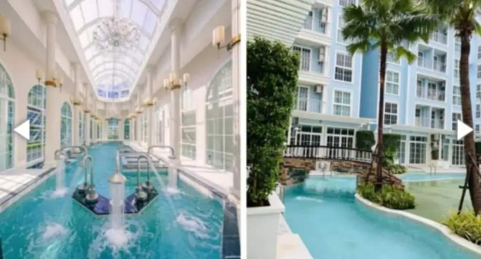 À louer et à vendre 1 chambre condo à Na Jomtien, Pattaya