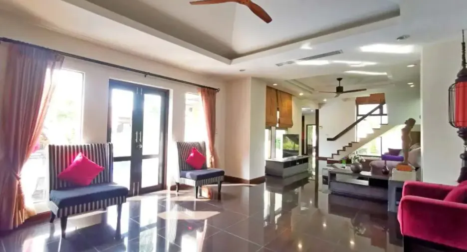 For rent 4 bedrooms house in Bang Lamung, Chonburi