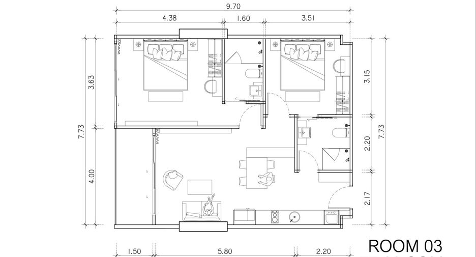 Condo en venta de 1 habitaciones en Bang Lamung, Chonburi