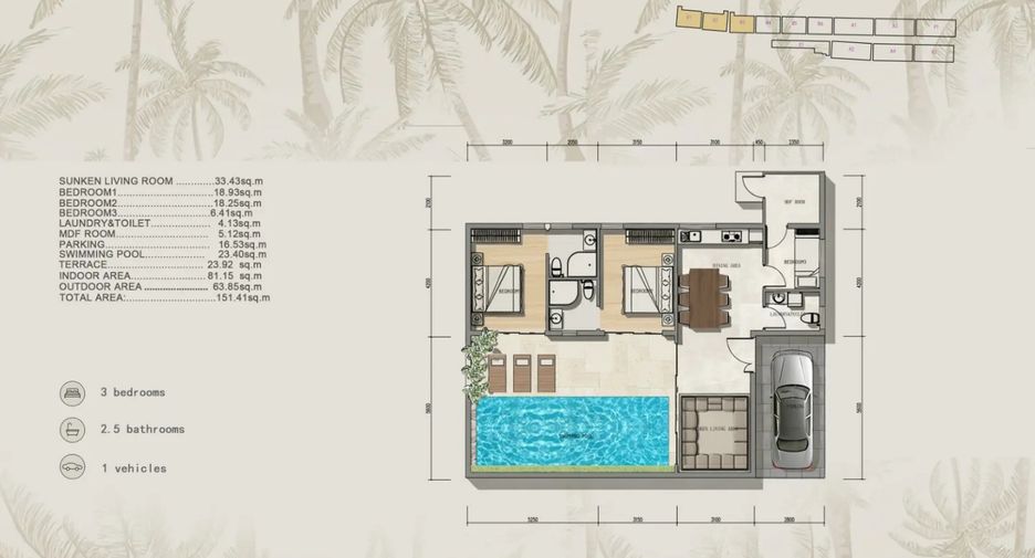 For sale 3 bedrooms house in Ko Samui, Surat Thani